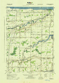 Ashwood 1944 topographic map preview