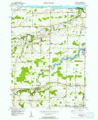 Ashwood 1950 topographic map preview