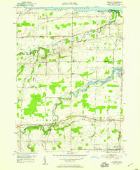 Ashwood 1950 topographic map preview