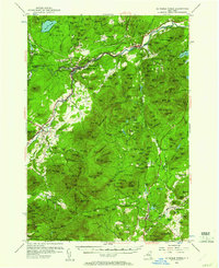 Au Sable Forks 1953 topographic map thumbnail