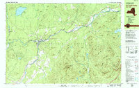 Au Sable Forks 1978 topographic map thumbnail