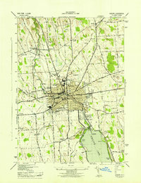 Auburn 1943 topographic map thumbnail