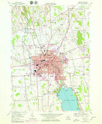 Auburn 1954 topographic map thumbnail