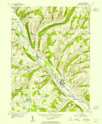 Avoca 1953 topographic map thumbnail