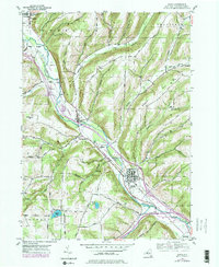 Avoca 1953 topographic map thumbnail