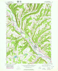 Avoca 1953 topographic map thumbnail