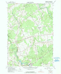 Parishville 1964 topographic map thumbnail