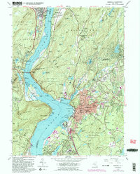 Peekskill 1957 topographic map thumbnail