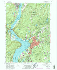 Peekskill 1957 topographic map preview