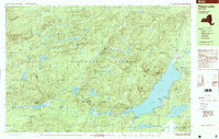 Piseco Lake 1997 topographic map thumbnail