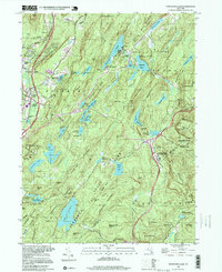 Popolopen Lake 1994 topographic map thumbnail