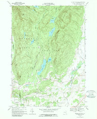 Putnam Mountain 1966 topographic map thumbnail