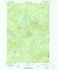 Ragged Lake 1968 topographic map thumbnail