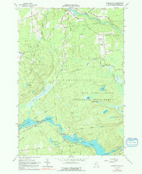 Rainbow Falls 1964 topographic map thumbnail