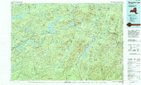 Raquette Lake 1985 topographic map thumbnail