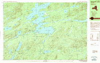 Raquette Lake 1989 topographic map thumbnail