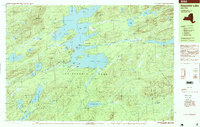 Raquette Lake 1997 topographic map thumbnail