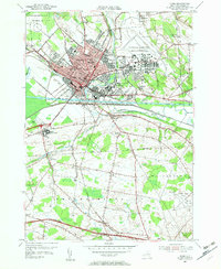 Rome 1955 topographic map thumbnail