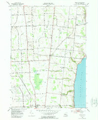 Romulus 1953 topographic map thumbnail