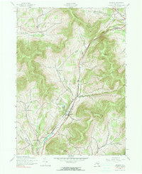 Roxbury 1945 topographic map thumbnail
