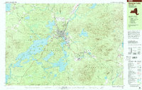 Saranac Lake 1999 topographic map thumbnail