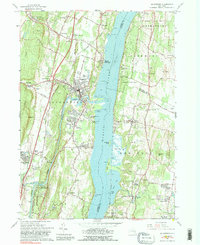 Saugerties 1963 topographic map thumbnail