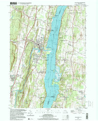 Saugerties 1997 topographic map thumbnail