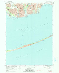 Sayville 1967 topographic map thumbnail