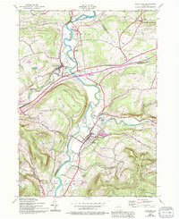 Schoharie 1943 topographic map thumbnail