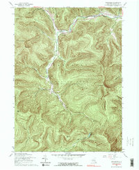 Shandaken 1960 topographic map thumbnail
