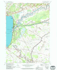 Sylvan Beach 1955 topographic map thumbnail