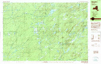 Thendara 1989 topographic map thumbnail
