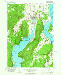 Ticonderoga 1950 topographic map thumbnail
