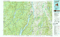 Ticonderoga 1989 topographic map thumbnail