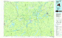 Tupper Lake 1985 topographic map thumbnail