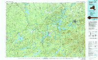 Tupper Lake 1985 topographic map thumbnail