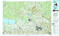 Utica 1985 topographic map thumbnail