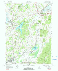 Warwick 1957 topographic map thumbnail