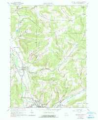 Wellsville North 1965 topographic map thumbnail