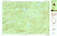 West Canada Lakes 1990 topographic map thumbnail