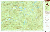 West Canada Lakes topographic map thumbnail
