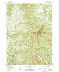 West Kill 1960 topographic map preview