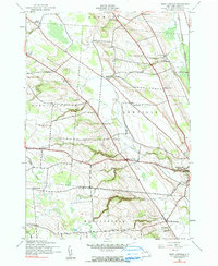 West Lowville 1943 topographic map thumbnail