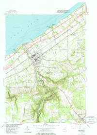 Westfield 1954 topographic map thumbnail