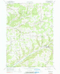 Whitesville 1965 topographic map thumbnail