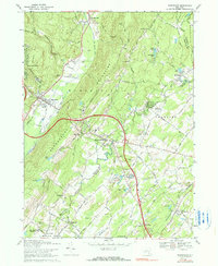 Wurtsboro 1969 topographic map thumbnail