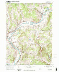 Afton 1957 topographic map thumbnail