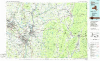Albany 1986 topographic map thumbnail