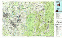 Albany 1989 topographic map thumbnail