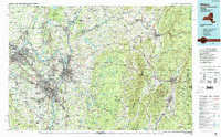 Albany 1989 topographic map thumbnail